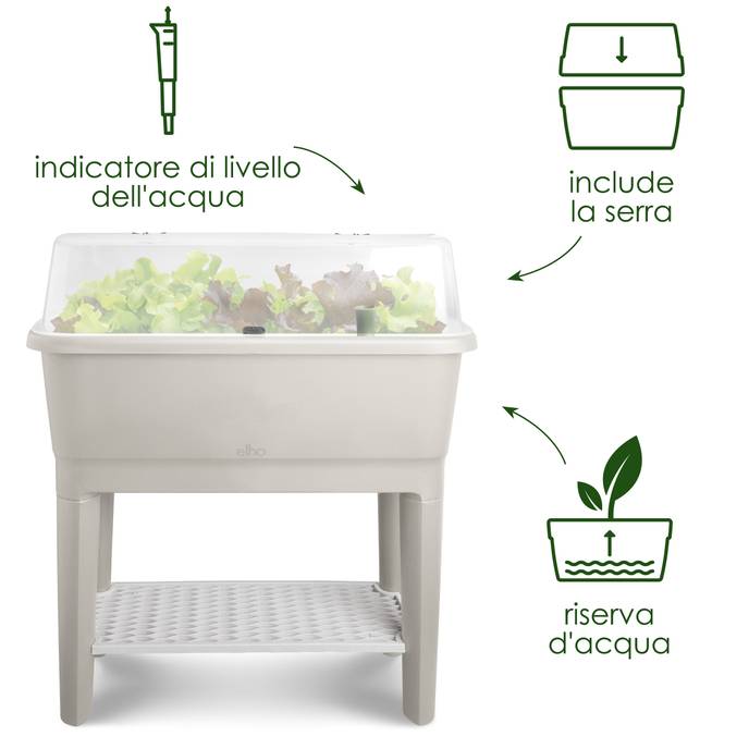 noa grow table warm grey